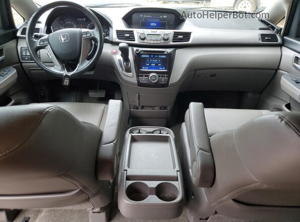 5FNRL5H60HB004227 2017 HONDA ODYSSEY Silver Widok deski rozdzielczej