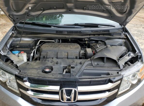 5FNRL5H60HB004227 2017 HONDA ODYSSEY Silver Widok komory silnika