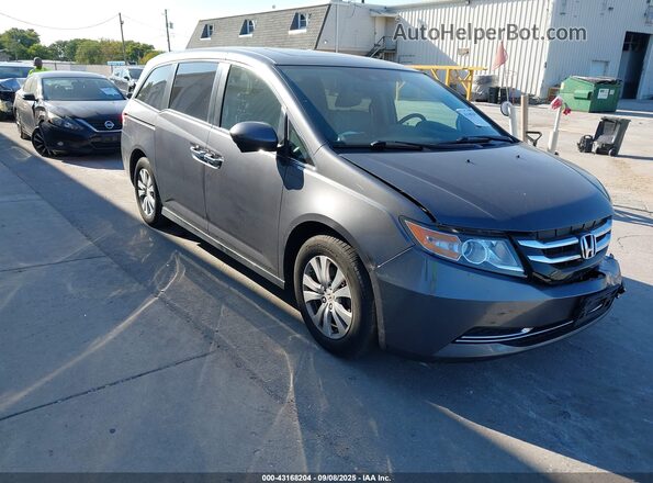 5FNRL5H61HB008531 2017 HONDA ODYSSEY Gray Передня права чверть