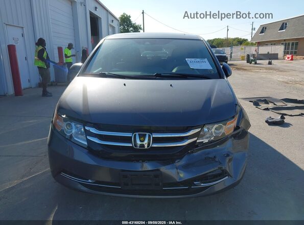 5FNRL5H61HB008531 2017 HONDA ODYSSEY Gray Вид задньої частини салону