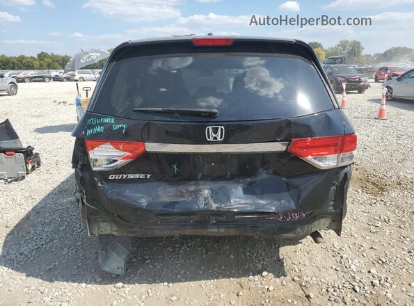 5FNRL5H66HB018908 2017 HONDA ODYSSEY Черный Вид сзади