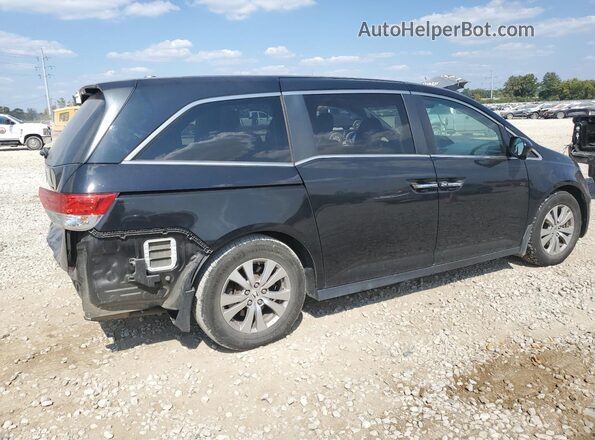 5FNRL5H66HB018908 2017 HONDA ODYSSEY Черный Задняя правая четверть