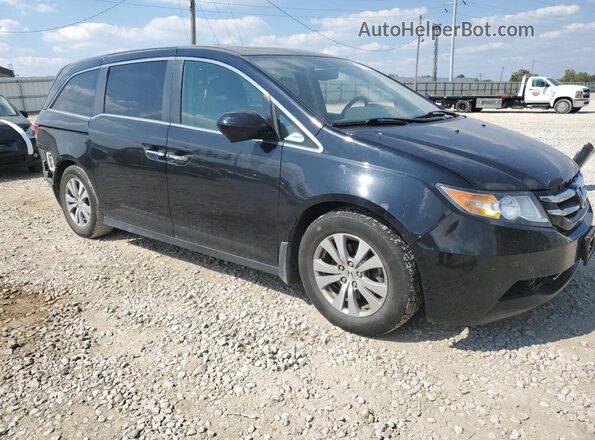5FNRL5H66HB018908 2017 HONDA ODYSSEY Черный Передняя правая четверть