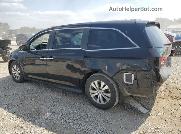 5FNRL5H66HB018908 2017 HONDA ODYSSEY Черный Задняя левая четверть