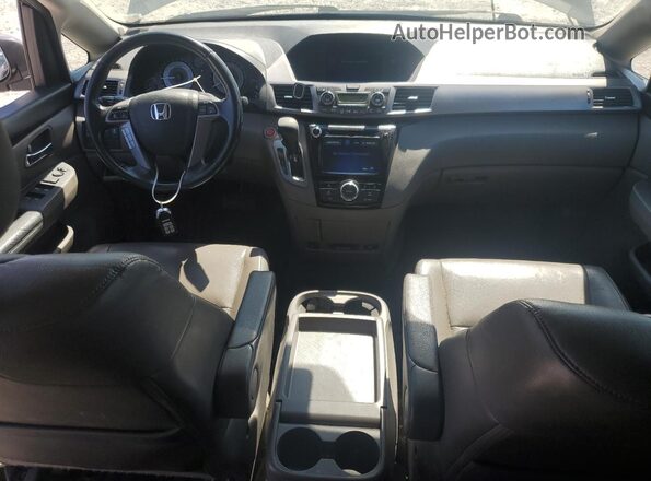 5FNRL5H68HB005156 2017 HONDA ODYSSEY Charcoal Dashboard view