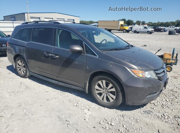 5FNRL5H68HB005156 2017 HONDA ODYSSEY Charcoal Front right