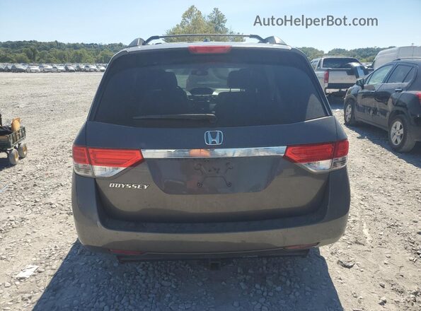 5FNRL5H68HB005156 2017 HONDA ODYSSEY Charcoal Rear view