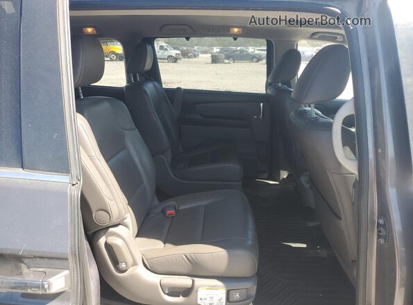 5FNRL5H68HB005156 2017 HONDA ODYSSEY Charcoal Rear interior view