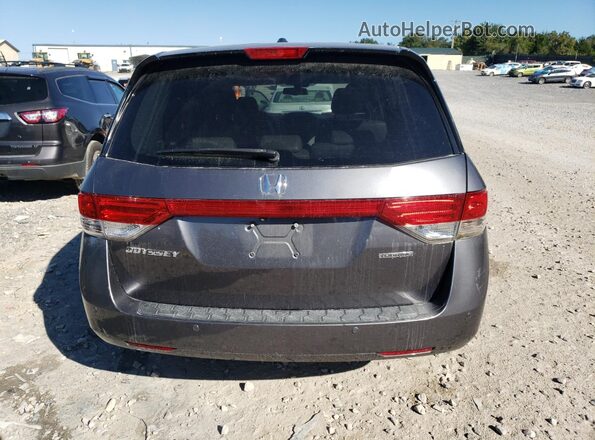 5FNRL5H95HB007571 2017 HONDA ODYSSEY Gray Rear view