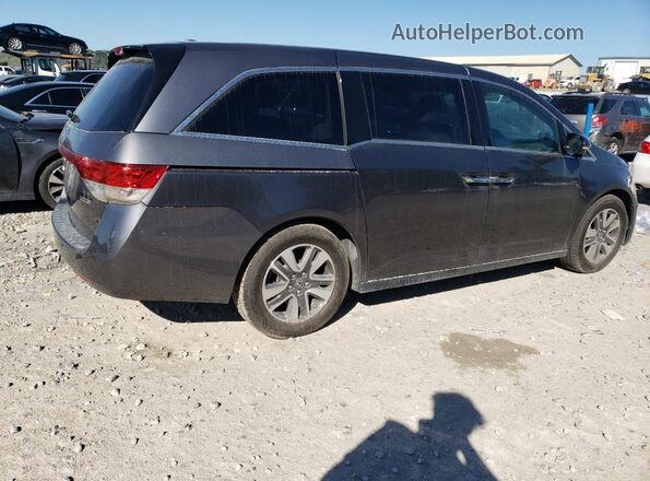 5FNRL5H95HB007571 2017 HONDA ODYSSEY Gray Rear right