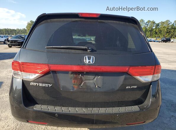 5FNRL5H98HB006799 2017 HONDA ODYSSEY Black Vista trasera