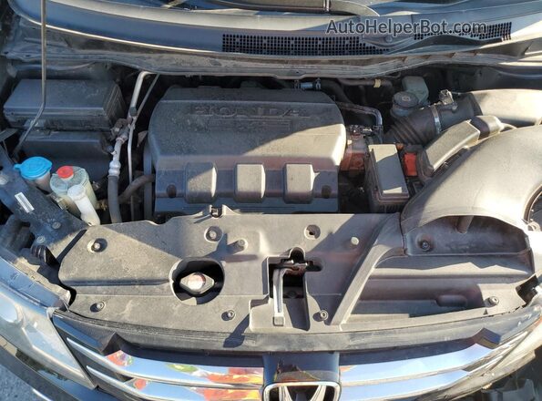 5FNRL5H98HB006799 2017 HONDA ODYSSEY Black Vista del compartimento del motor