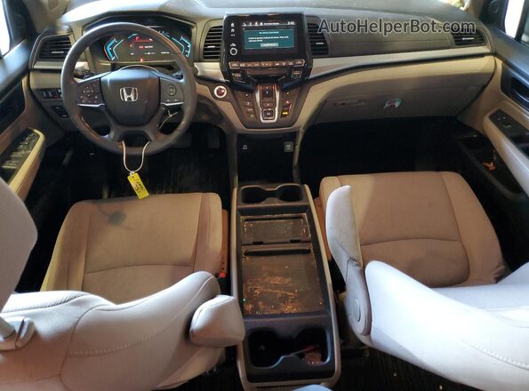 5FNRL6H50NB043263 2022 HONDA ODYSSEY White Вид панелі приладів