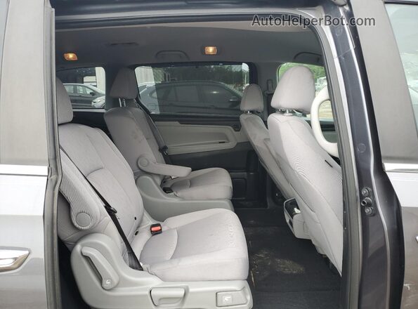 5FNRL6H56JB041690 2018 HONDA ODYSSEY Серый Вид задней части салона