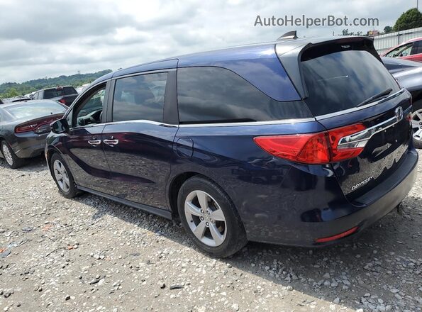 5FNRL6H56JB106957 2018 HONDA ODYSSEY Blue Trasero izquierdo