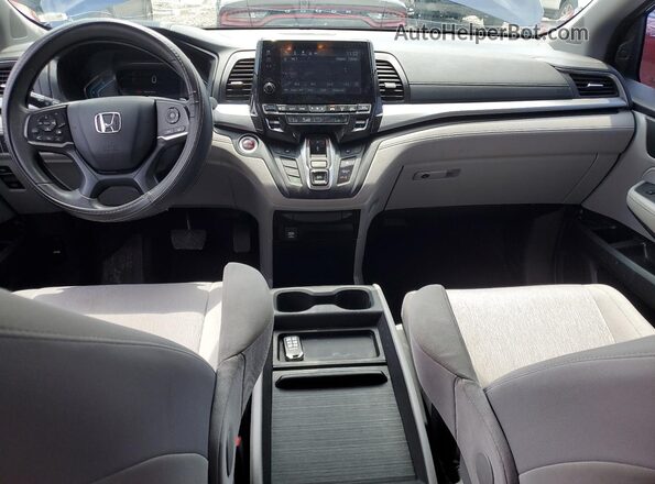 5FNRL6H56JB106957 2018 HONDA ODYSSEY Blue Vista del salpicadero