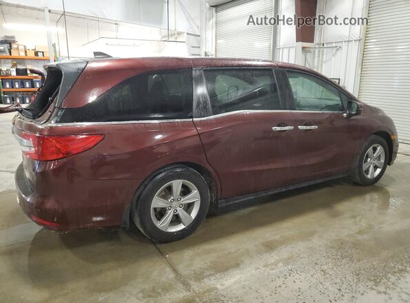 5FNRL6H57JB004552 2018 HONDA ODYSSEY Maroon Tył prawy