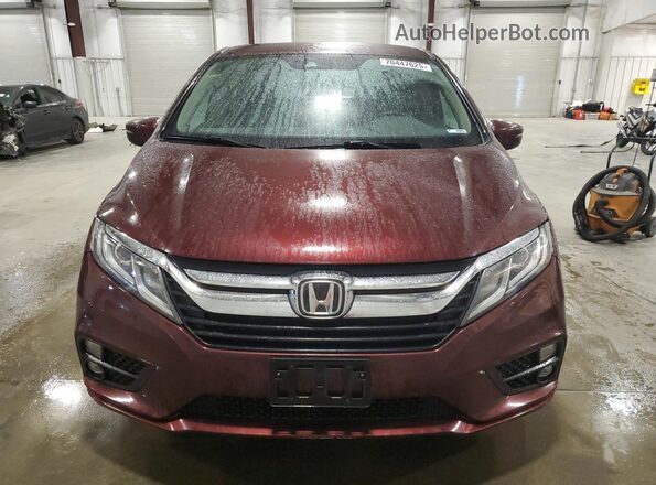 5FNRL6H57JB004552 2018 HONDA ODYSSEY Maroon Widok z przodu