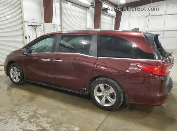 5FNRL6H57JB004552 2018 HONDA ODYSSEY Maroon Tył lewy