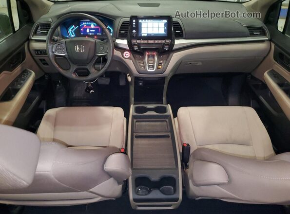 5FNRL6H57JB004552 2018 HONDA ODYSSEY Maroon Widok deski rozdzielczej