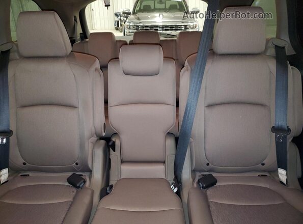 5FNRL6H57JB004552 2018 HONDA ODYSSEY Maroon Widok tylnych siedzeń