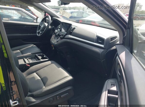 5FNRL6H60RB022556 2024 HONDA ODYSSEY Black Вид салону спереду