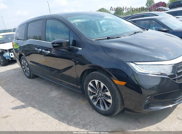 5FNRL6H60RB022556 2024 HONDA ODYSSEY Black Вид задньої частини салону