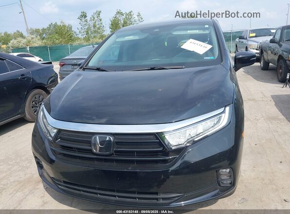 5FNRL6H60RB022556 2024 HONDA ODYSSEY Black Вид щитка приладів