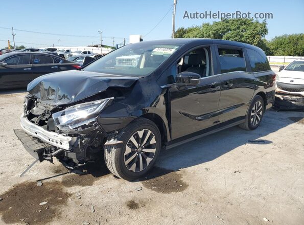 5FNRL6H61SB004458 2025 HONDA ODYSSEY Black Przód lewy