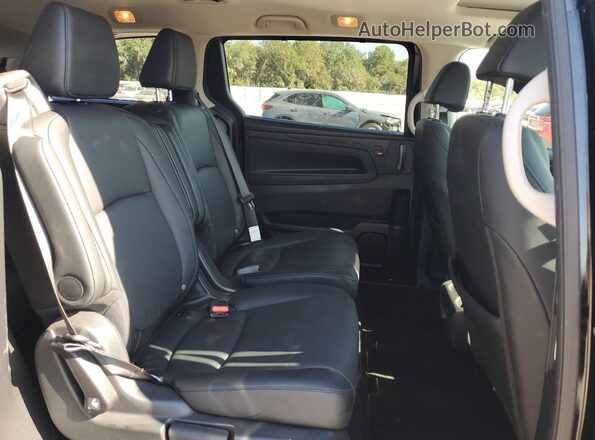 5FNRL6H61SB004458 2025 HONDA ODYSSEY Black Widok wnętrza z tyłu