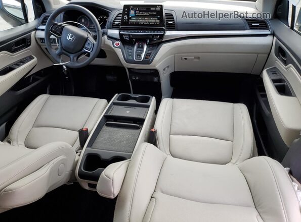 5FNRL6H66SB043322 2025 HONDA ODYSSEY White Vista del cuadro de instrumentos
