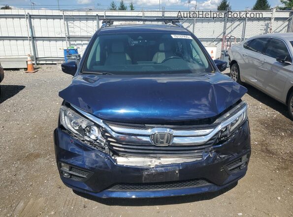 5FNRL6H72JB057905 2018 HONDA ODYSSEY Синий Вид спереди