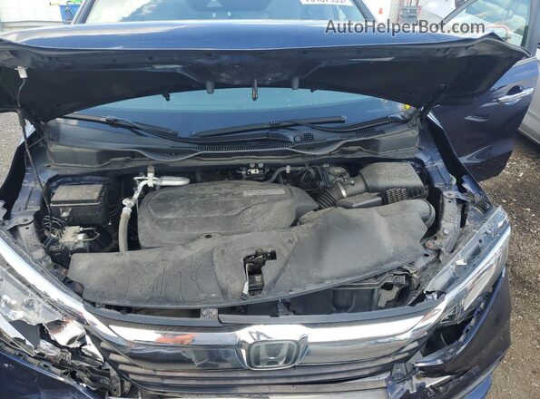 5FNRL6H72JB057905 2018 HONDA ODYSSEY Синий Вид подкапотного пространства