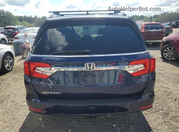 5FNRL6H72JB057905 2018 HONDA ODYSSEY Синий Вид сзади