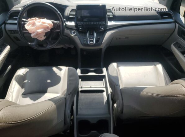 5FNRL6H72JB057905 2018 HONDA ODYSSEY Синий Вид панели приборов