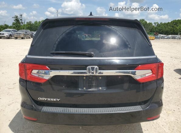5FNRL6H72JB105645 2018 HONDA ODYSSEY Black Widok z tyłu