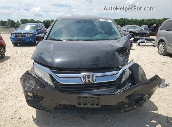 5FNRL6H72JB105645 2018 HONDA ODYSSEY Black Widok z przodu