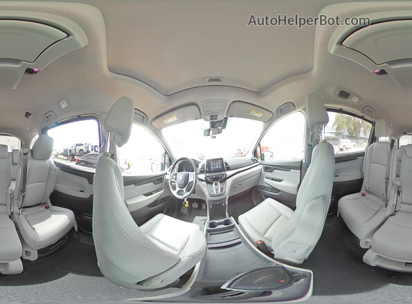 5FNRL6H73JB069545 2018 HONDA ODYSSEY Серебряный Панорамный вид салона 360°