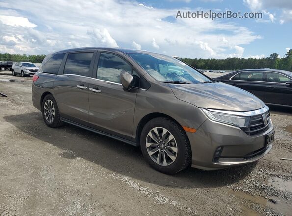 5FNRL6H73MB002674 2021 HONDA ODYSSEY Tan წინა მარჯვენა