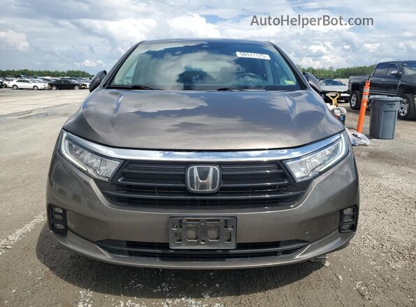 5FNRL6H73MB002674 2021 HONDA ODYSSEY Tan წინა ხედი