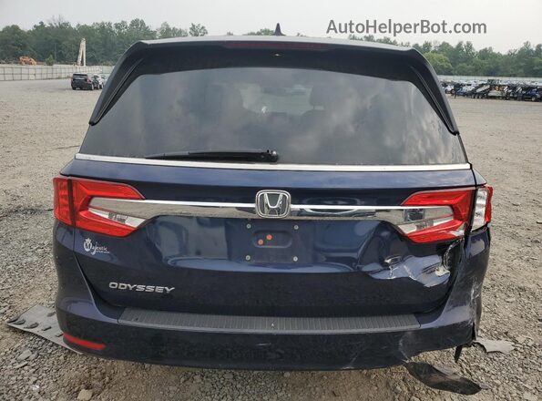 5FNRL6H74JB020693 2018 HONDA ODYSSEY Blue Vista trasera