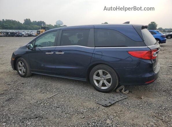 5FNRL6H74JB020693 2018 HONDA ODYSSEY Blue Trasero izquierdo