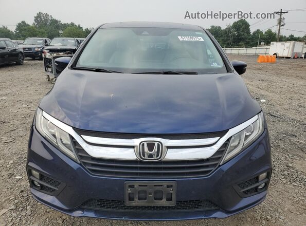 5FNRL6H74JB020693 2018 HONDA ODYSSEY Blue Vista frontal