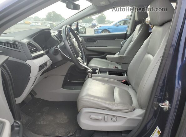 5FNRL6H74JB020693 2018 HONDA ODYSSEY Blue Vista interior delantera