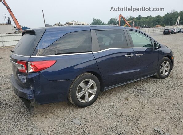 5FNRL6H74JB020693 2018 HONDA ODYSSEY Blue Trasero derecho