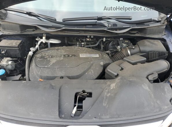 5FNRL6H74JB020693 2018 HONDA ODYSSEY Blue Vista del compartimento del motor