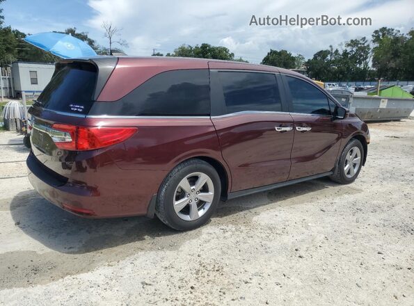 5FNRL6H74JB097144 2018 HONDA ODYSSEY Purple Tył prawy