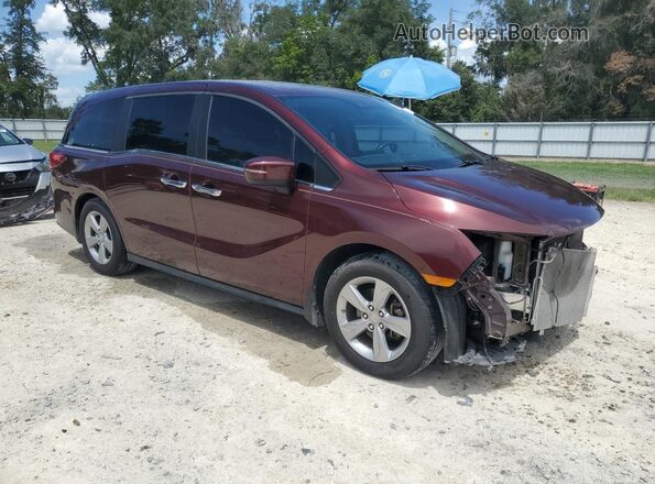 5FNRL6H74JB097144 2018 HONDA ODYSSEY Purple Przód prawy