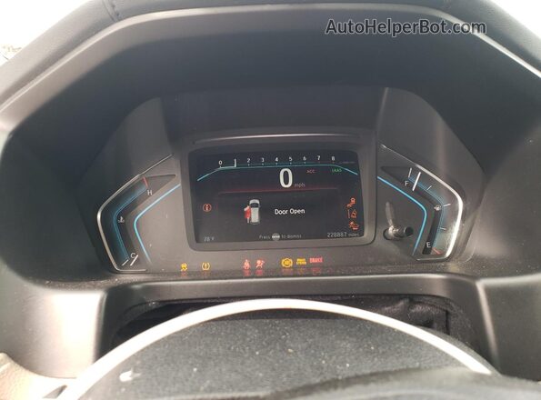 5FNRL6H76JB033901 2018 HONDA ODYSSEY Серый Вид щитка приборов