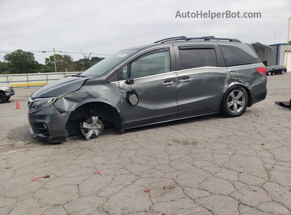 5FNRL6H76JB033901 2018 HONDA ODYSSEY Серый Передняя левая четверть